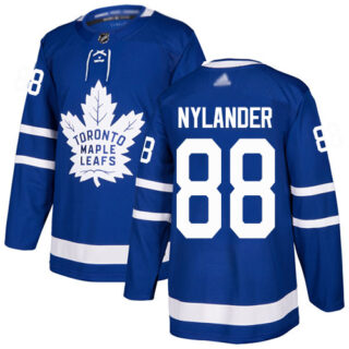 Maple Leafs #88 William Nylander Blue Home Authentic Stitched Hockey Jersey