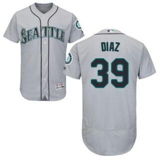 Mariners #39 Edwin Diaz Grey Flexbase Authentic Collection Stitched Baseball Jersey