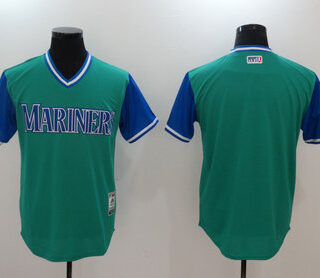 Mariners Aqua 2018 Players' Weekend Authentic Team Jersey
