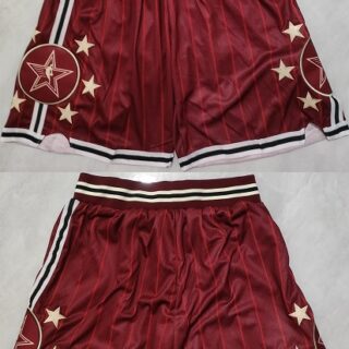 Men's 2024 All-Star Red Shorts (Run Small)