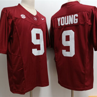 Men's Alabama Crimson Tide #9 Bryce Young Red 2023 F.U.S.E. Stitched Football Jersey