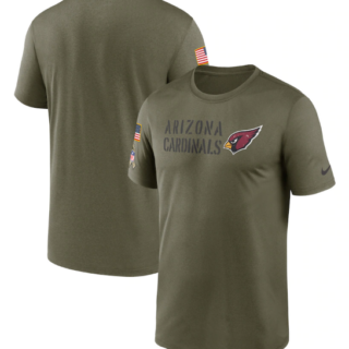 Men's Arizona Cardinals Olive 2022 Salute To Service Legend Team T-Shirt