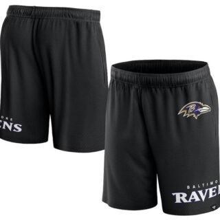 Men's Baltimore Ravens Black Shorts