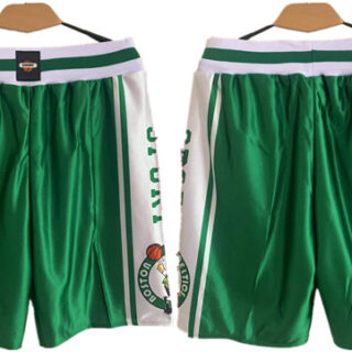 Men's Boston Celtics Green Shorts (Run Small)