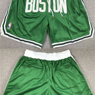 Men's Boston Celtics Green Shorts (Run Small)