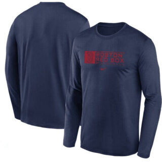 Men's Boston Red Sox Navy Long Sleeve T-Shirt