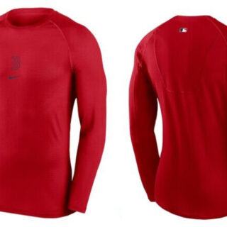 Men's Boston Red Sox Red Long Sleeve T-Shirt