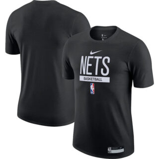 Men's Brooklyn Nets Black 2022 23 Legend On-Court Practice Performance T-Shirt