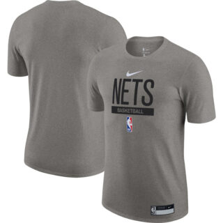 Men's Brooklyn Nets Grey 2022 23 Legend On-Court Practice Performance T-Shirt