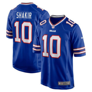 Men's Buffalo Bills #10 Khalil Shakir Blue Limited Jersey