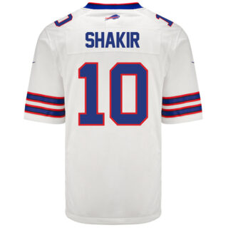 Men's Buffalo Bills #10 Khalil Shakir White Limited Jersey