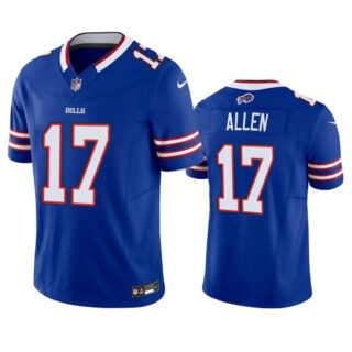 Men's Buffalo Bills #17 Josh Allen Blue 2023 F.U.S.E. Vapor Untouchable Limited Stitched Jersey