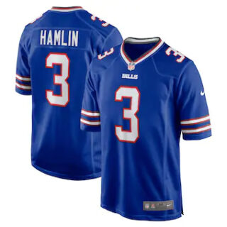 Men's Buffalo Bills #3 Damar Hamlin Nike Royal Player Jersey