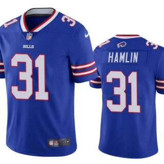 Men's Buffalo Bills #31 Damar Hamlin Blue Vapor Untouchable Limited Stitched Jersey