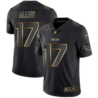 Men's Buffalo Bills Active Player 2019 Black Gold Edition Stitched NFL Jersey