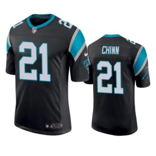 Men's Carolina Panthers #21 Jeremy Chinn 2020 Draft Black Vapor Limited Jersey