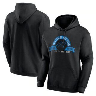 Men's Carolina Panthers Black Pullover Hoodies