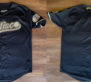 Men's Charros De Jalisco Blank Black Stitched Baseball Jersey