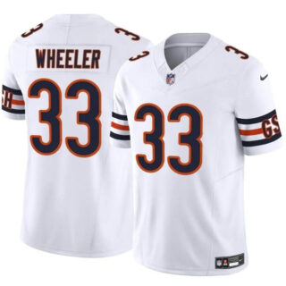 Men's Chicago Bears #33 Ian Wheeler White 2023 F.U.S.E. Vapor Stitched Football Jersey