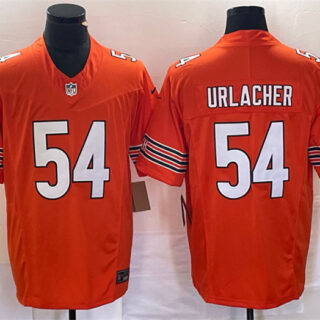 Men's Chicago Bears #54 Brian Urlacher Orange 2023 F.U.S.E. Vapor Untouchable Limited Stitched Football Jersey