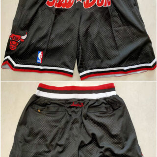 Men's Chicago Bulls Black Mitchell&Ness Shorts (Run Small)
