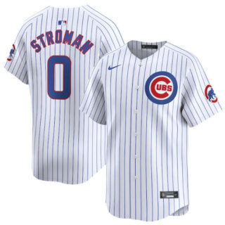 Men's Chicago Cubs #0 Marcus Stroman White 2024 Home Limited Stitched Baseball Jersey