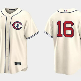 Men's Chicago Cubs #16 Patrick Wisdom 2022 Cream Field Of Dreams Cool Base Stitched Baseball Jersey