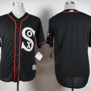 Men's Chicago White Sox Customized Black Jersey