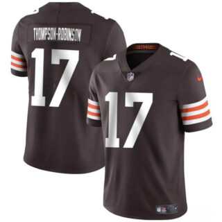 Men's Cleveland Browns #17 Dorian Thompson-Robinson Brown Vapor Untouchable Limited Stitched Jersey