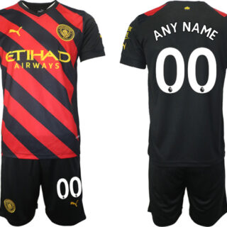 Men's Custom Manchester City Away Jersey any name