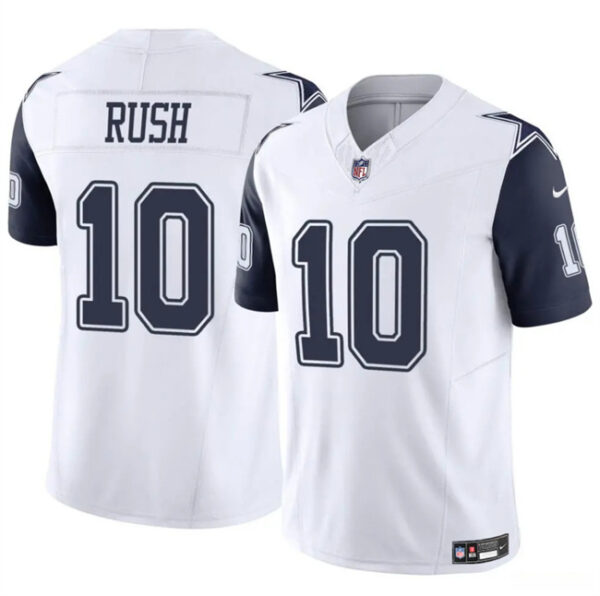 Men's Dallas Cowboys #10 Cooper Rush White 2023 F.U.S.E Vapor Untouchable Limited Stitched Football Jerseys