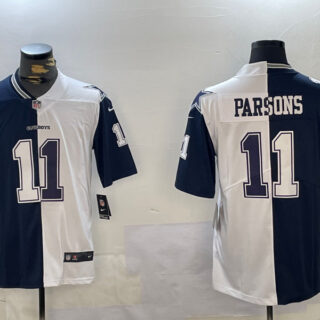 Men's Dallas Cowboys #11 Cedrick Wilson White Navy Vapor Limited Stitched Jerseys