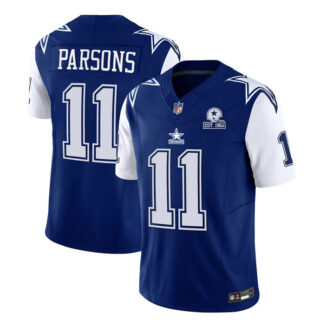Men's Dallas Cowboys #11 Micah Parsons 2023 F.U.S.E. Navy With Established In 1960 Patch Stitched Football Jersey