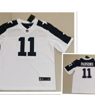 Men's Dallas Cowboys #11 Micah Parsons White Thanksgiving Vapor Untouchable Stitched NFL Nike Limited Jersey