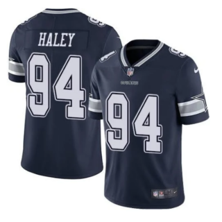 Men's Dallas Cowboys #94 Charles Haley Navy Vapor Untouchable Limited Stitched Jersey