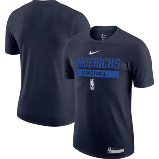 Men's Dallas Mavericks Navy 2022 23 Legend On-Court Practice Performance T-Shirt