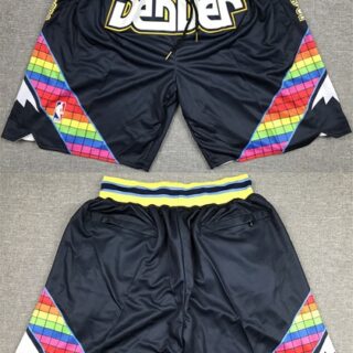 Men's Denver Nuggets Navy Shorts (Run Small)