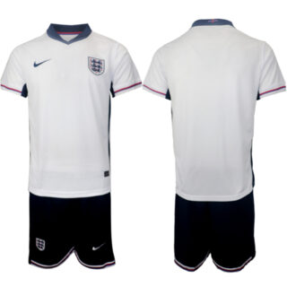 Men's England Blank 2024-25 White Home Soccer Jerseys