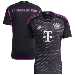 Men's FC Bayern Munich Black 2023 24 Away Soccer Jersey