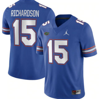 Men's Florida Gators #15 Anthony Richardson Royal Stitched Jersey