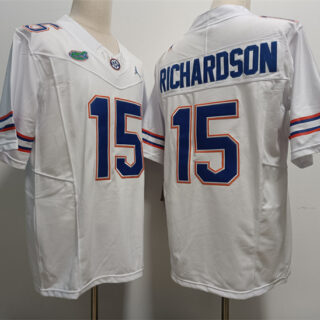 Men's Florida Gators #15 Anthony Richardson White Stitched Jersey