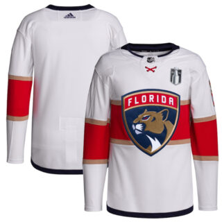 Men's Florida Panthers Blank White 2023 Stanley Cup Final Stitched Jersey