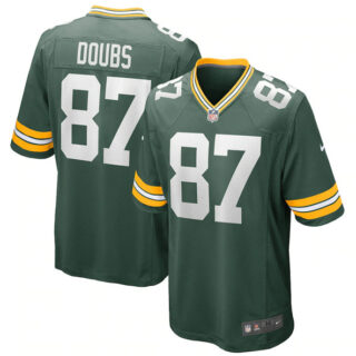Men's Green Bay Packers #87 Romeo Doubs Green Stitched Game JerseyS