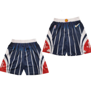 Men's Houston Rockets 75th Anniversary Navy Shorts (Run Small)