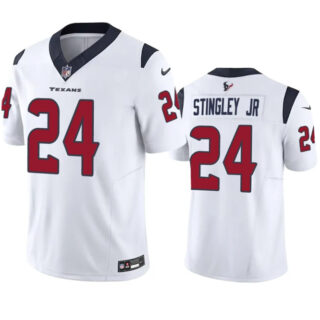 Men's Houston Texans #24 Derek Stingley Jr. White 2023 F.U.S.E Vapor Untouchable Stitched Football Jersey