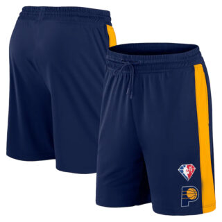 Men's Indiana Pacers Navy Yellow Shorts