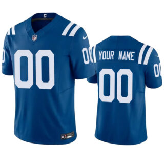 Men's Indianapolis Colts Active Player Custom Blue 2023 F.U.S.E Vapor Untouchable Stitched Football Jersey