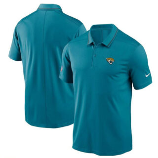 Men's Jacksonville Jaguars Teal Sideline Victory Performance Polo