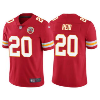 Men's Kansas City Chiefs #20 Justin Reid Red Vapor Untouchable Limited Stitched Jersey