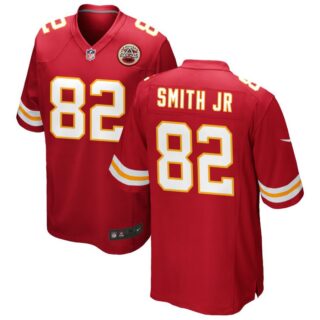 Men's Kansas City Chiefs #82 Irv Smith Red Vapor Untouchable Limited Stitched Jersey